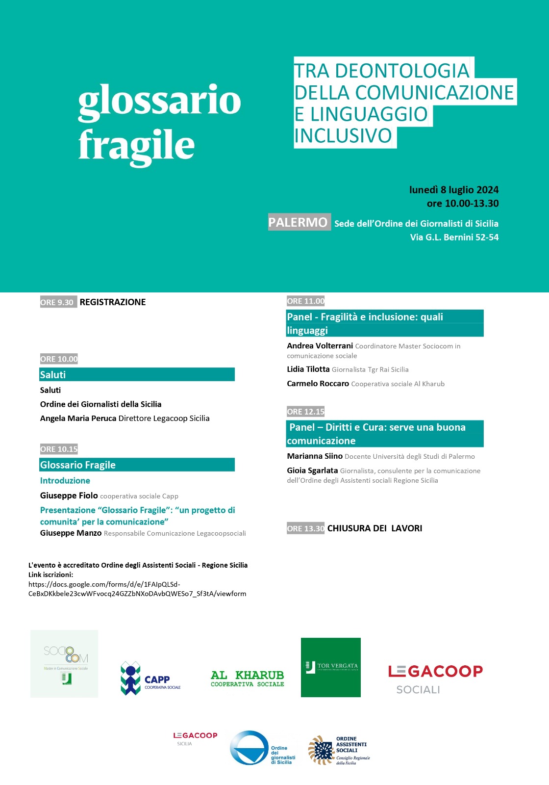 Il Glossario Fragile a Palermo